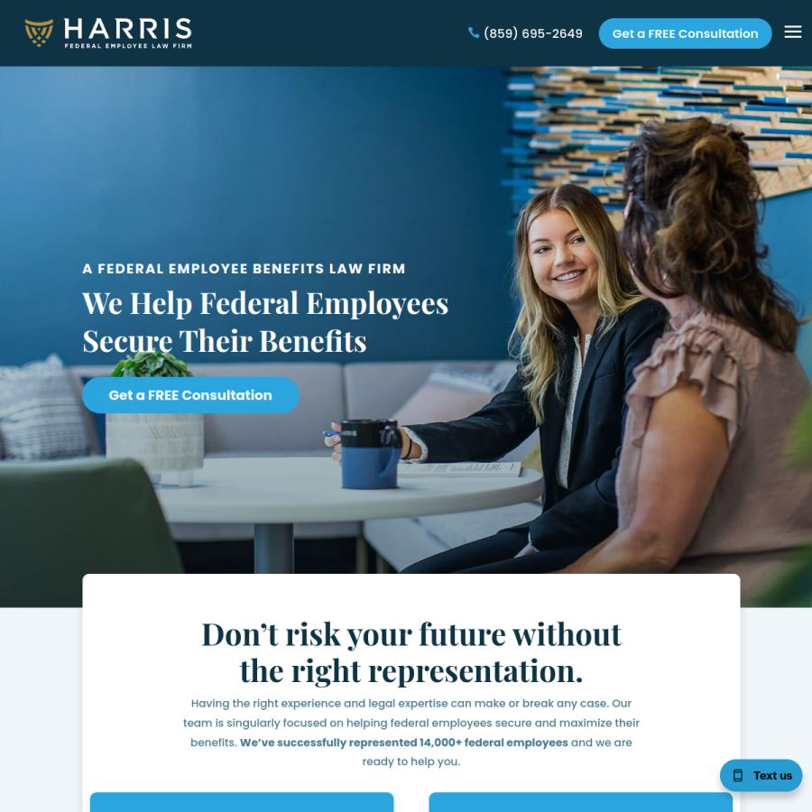 federaldisability.com homepage screenshot