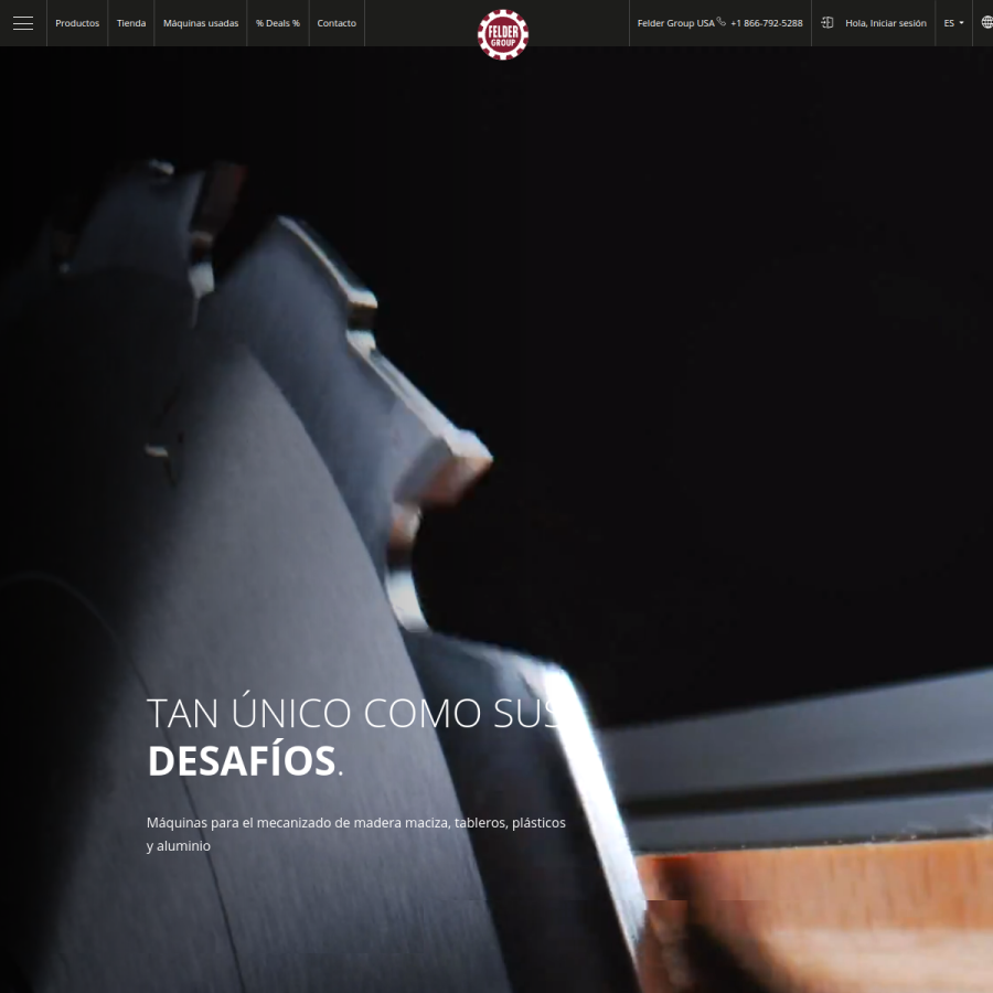 felder-group.com homepage screenshot