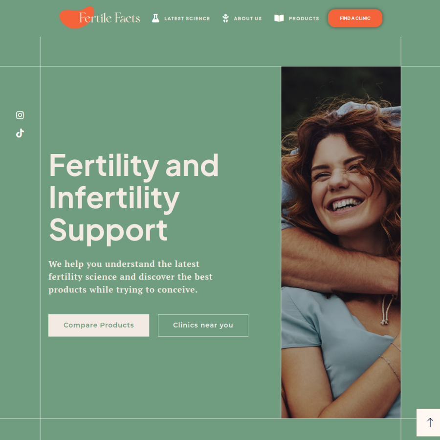 fertilefacts.com homepage screenshot