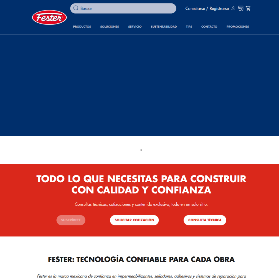 fester.com.mx homepage screenshot