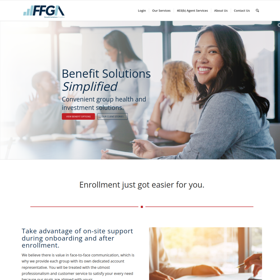 ffga.com homepage screenshot