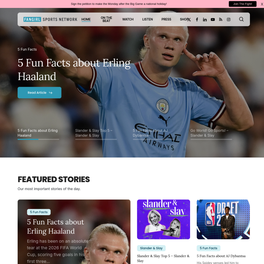 fgsn.com homepage screenshot