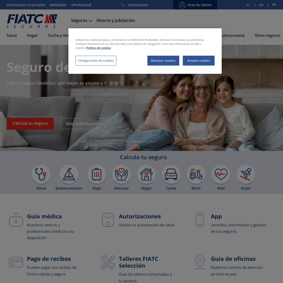 fiatc.es homepage screenshot
