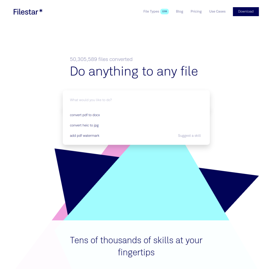 filestar.com homepage screenshot