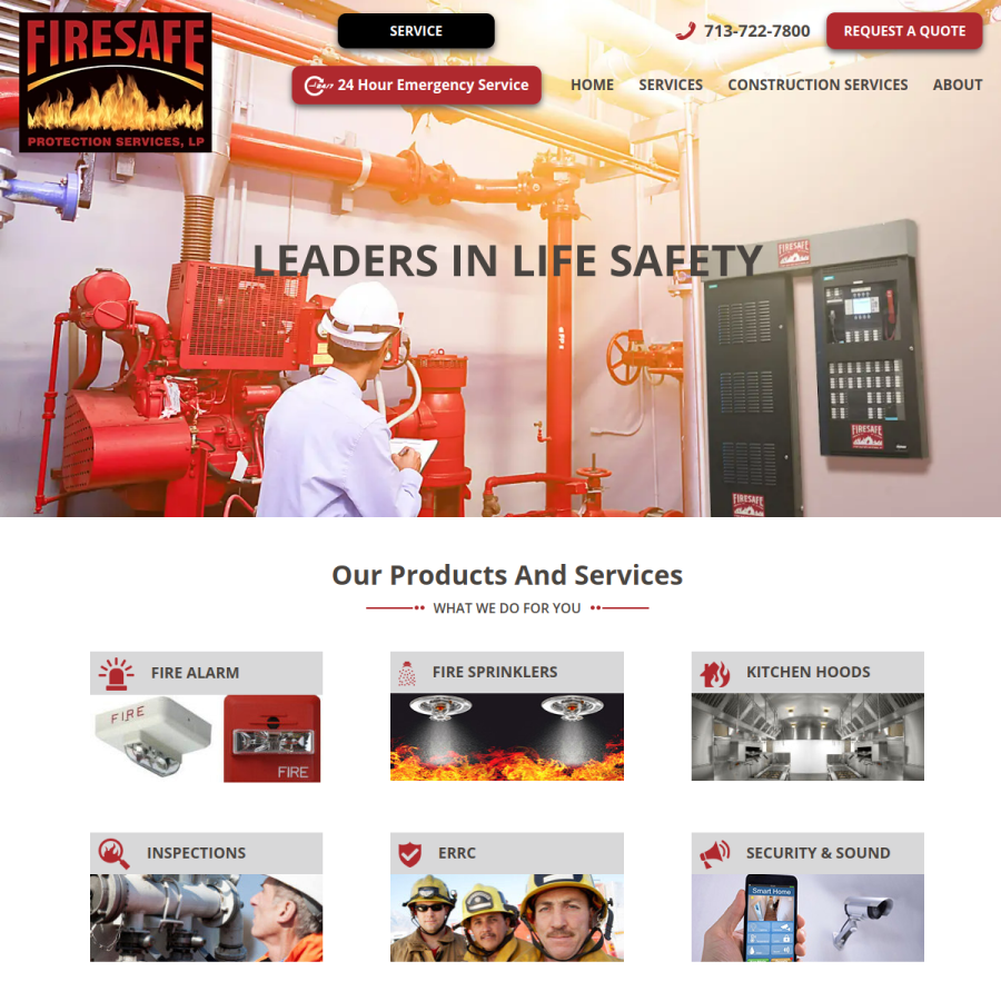 fire-safe.net homepage screenshot