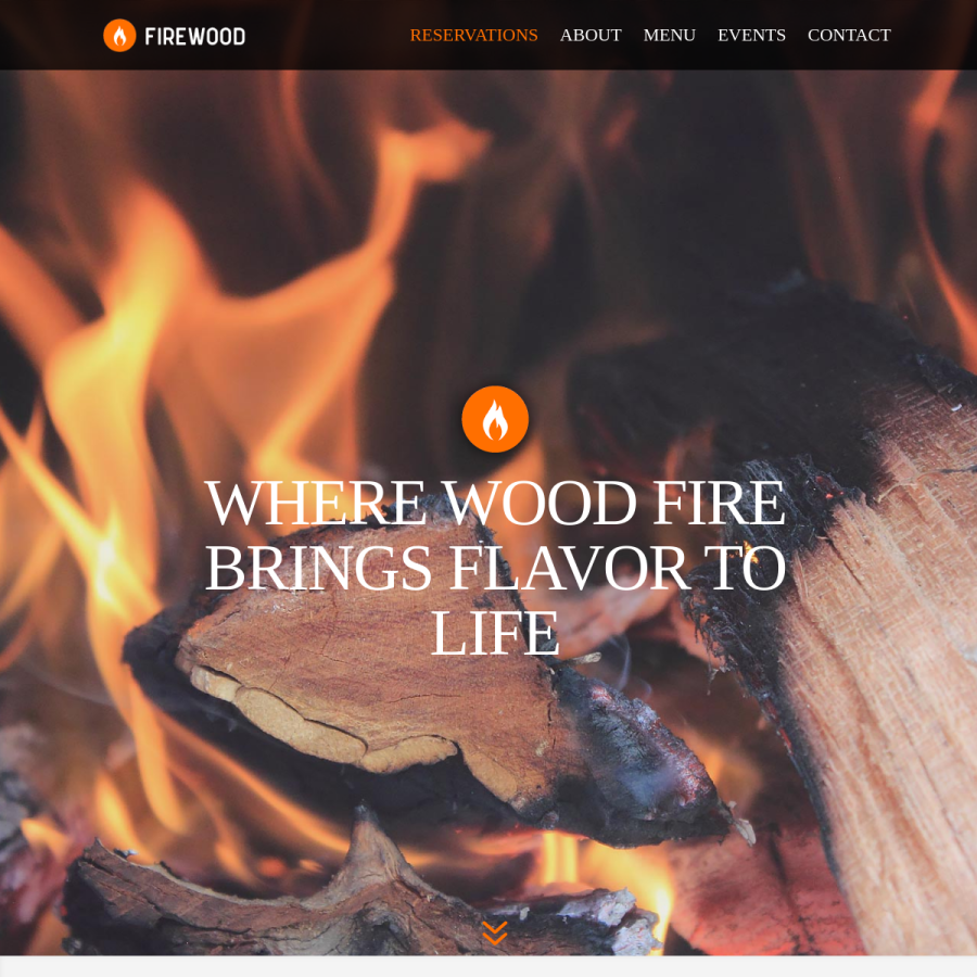 firewoodonmain.com homepage screenshot