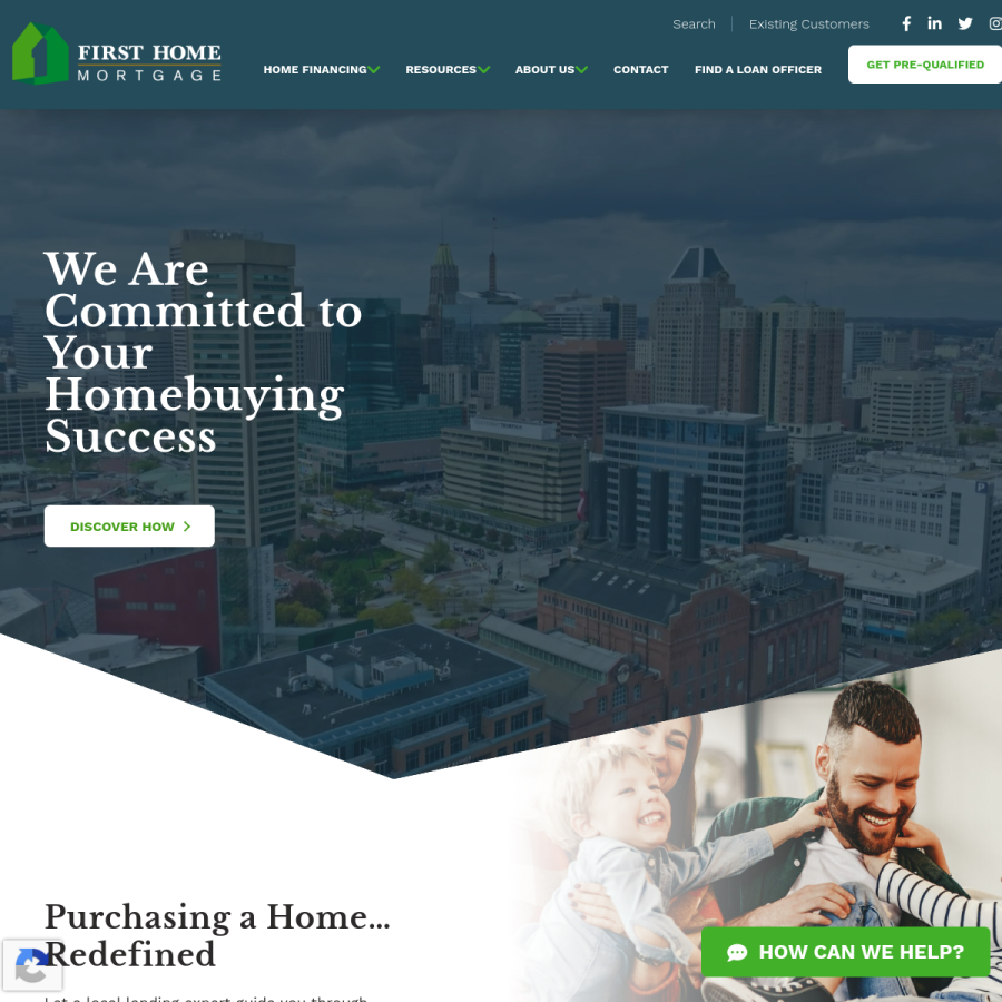 firsthome.com homepage screenshot