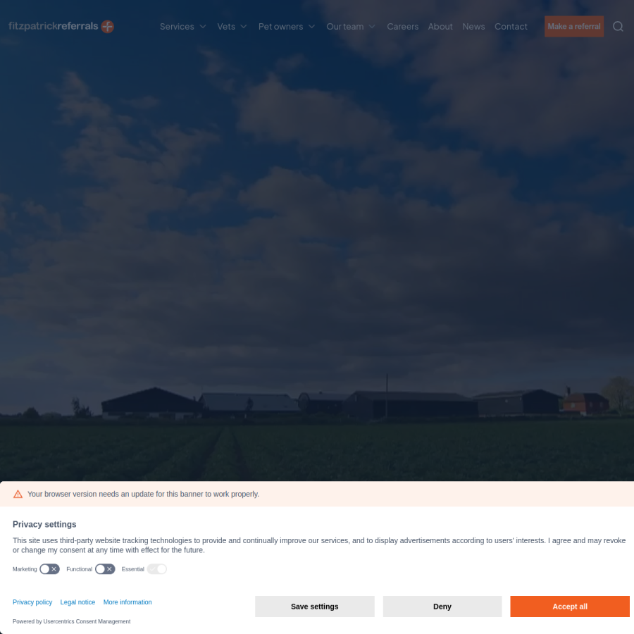 fitzpatrickreferrals.co.uk homepage screenshot