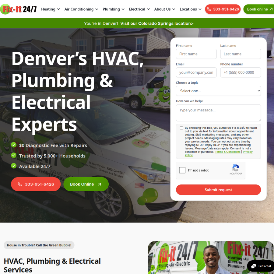 fixmyhome.com homepage screenshot