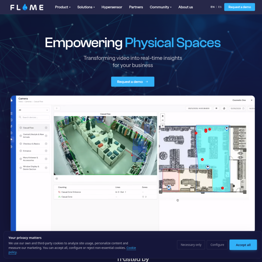 flameanalytics.com homepage screenshot