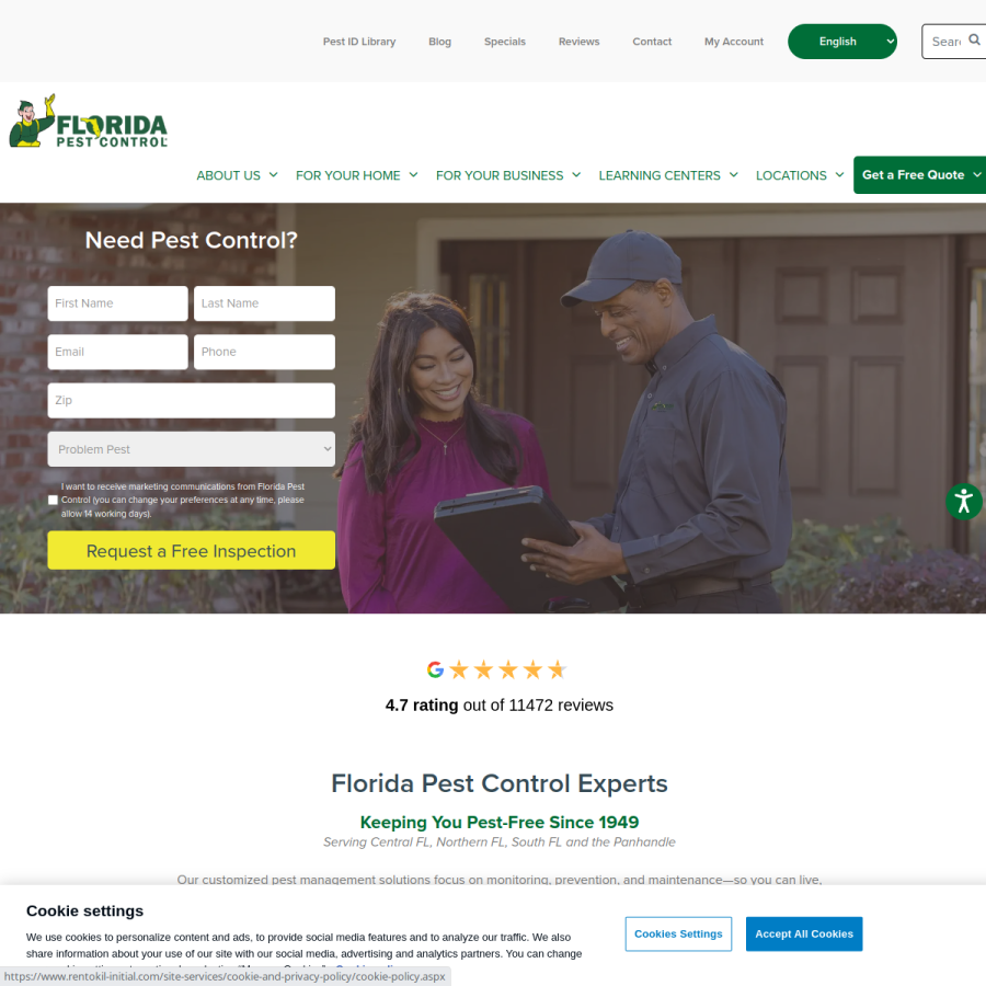 flapest.com homepage screenshot