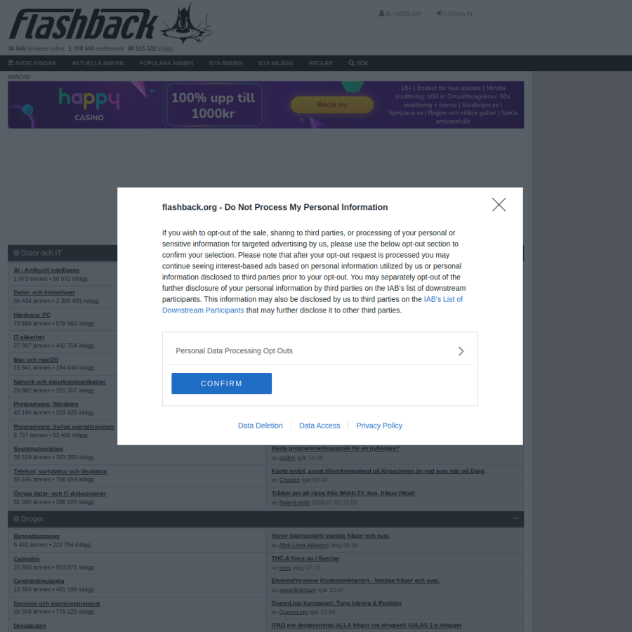 flashback.org homepage screenshot