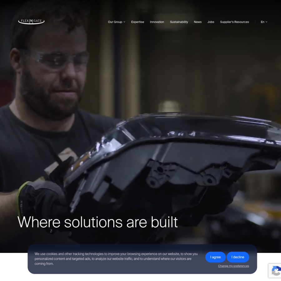 flex-n-gate.com homepage screenshot