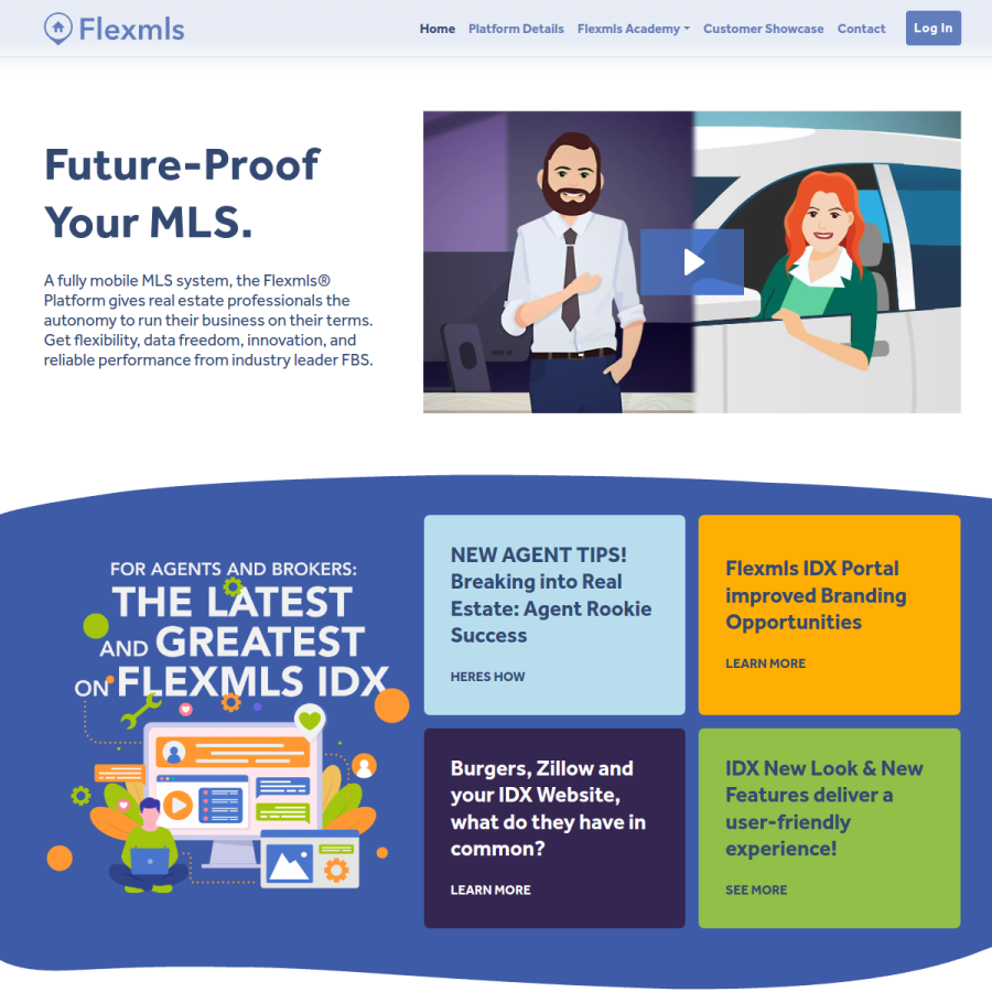 flexmls.com homepage screenshot