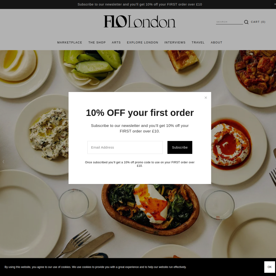 flolondon.co.uk homepage screenshot