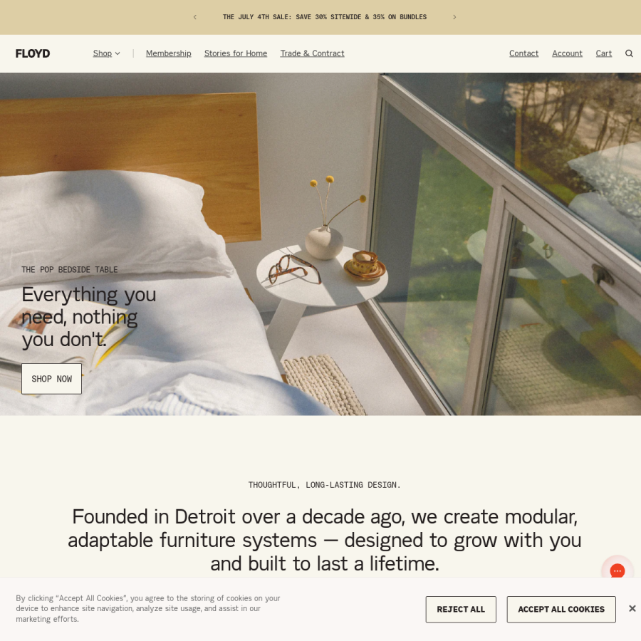 floydhome.com homepage screenshot