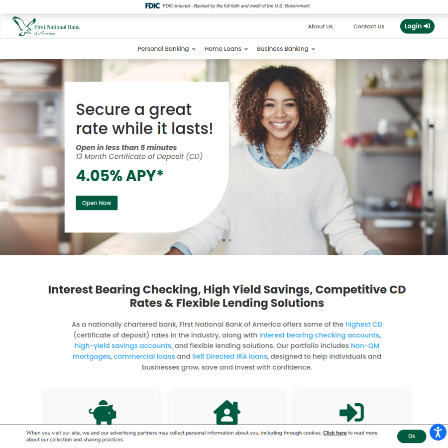 fnba.com homepage screenshot