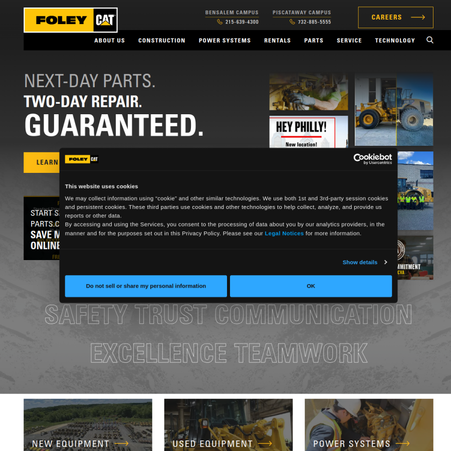 foleyinc.com homepage screenshot
