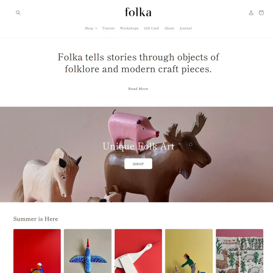 folka.co homepage screenshot