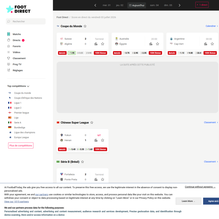 foot-direct.com homepage screenshot