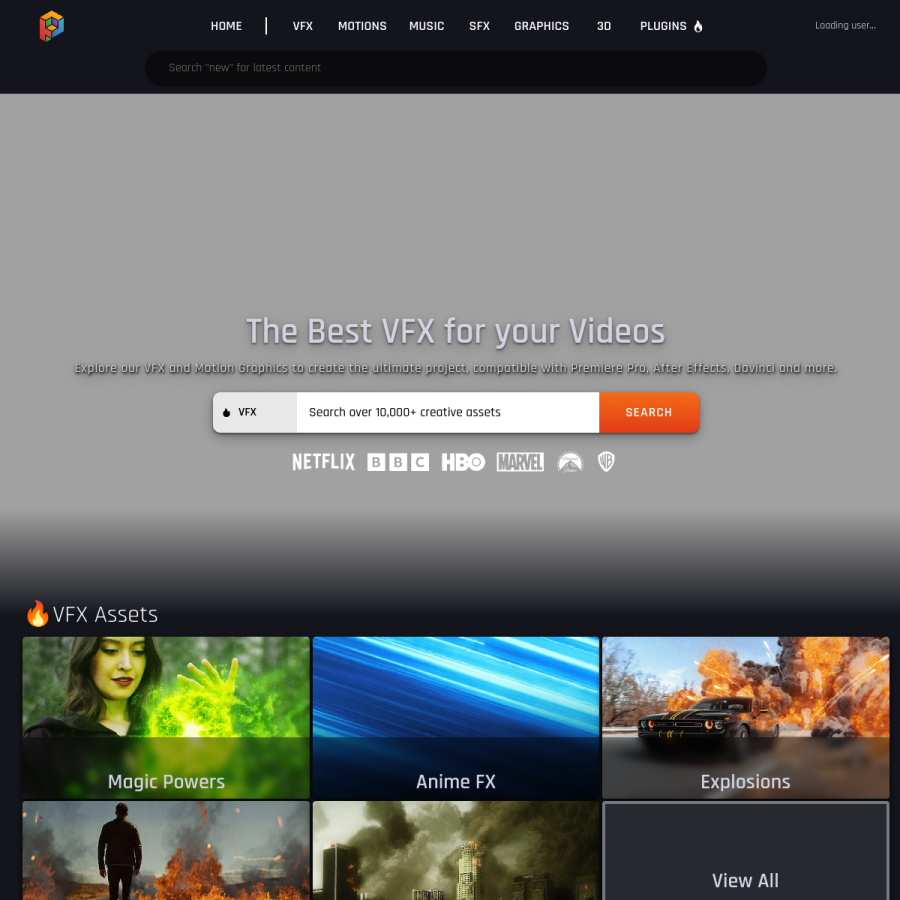 footagecrate.com homepage screenshot