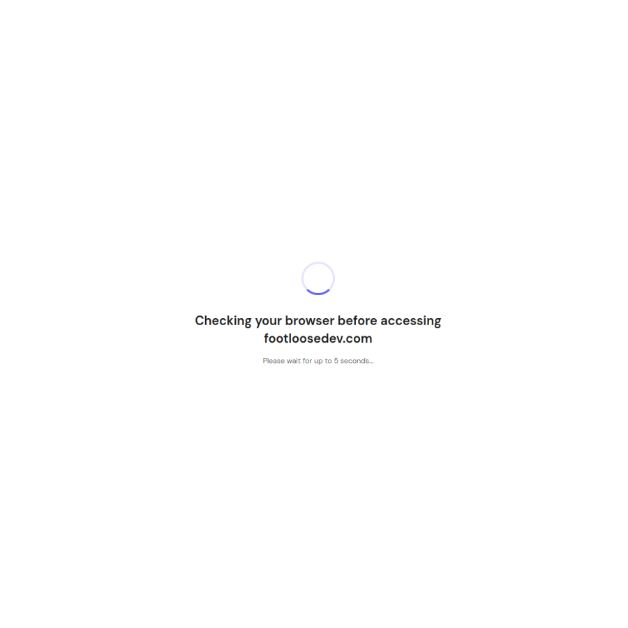 footloosedev.com homepage screenshot