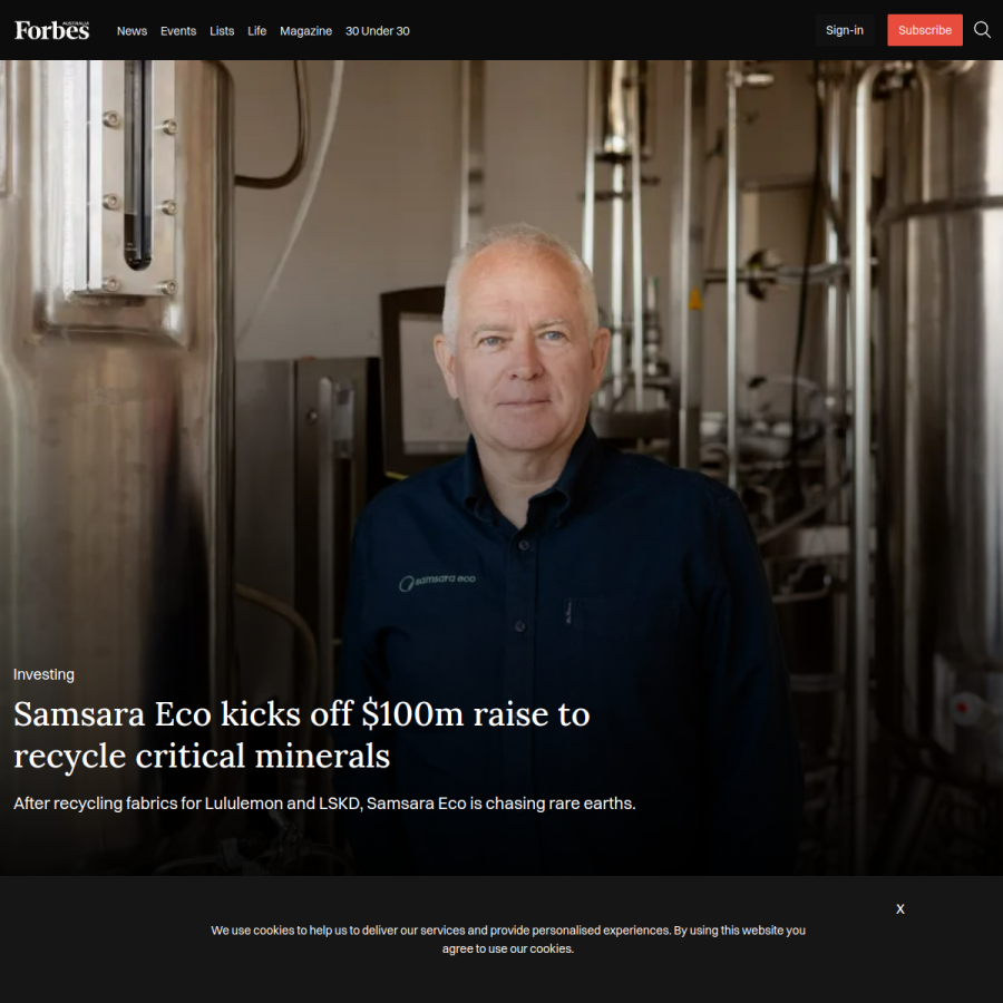 forbes.com.au homepage screenshot