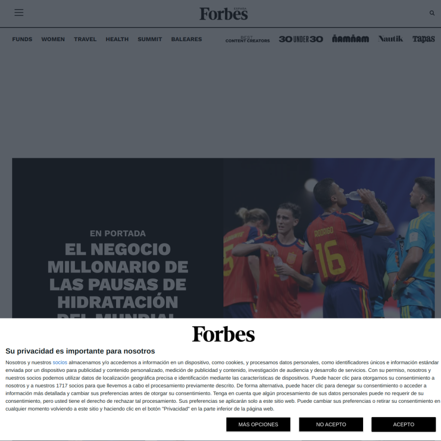 forbes.es homepage screenshot