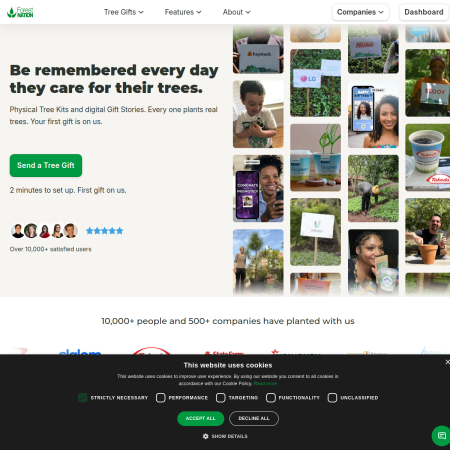 forestnation.com homepage screenshot