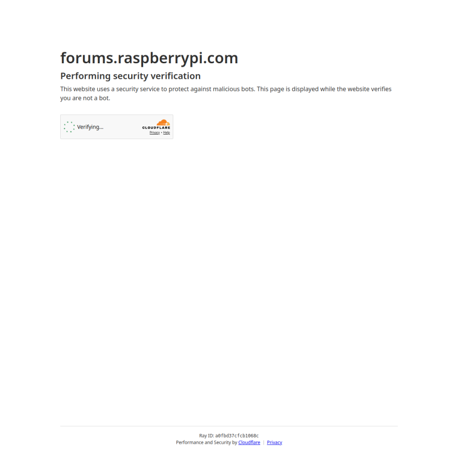 forums.raspberrypi.com homepage screenshot