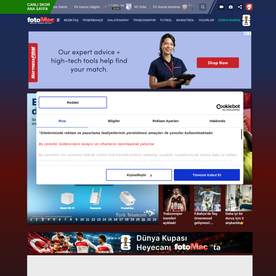 fotomac.com.tr homepage screenshot