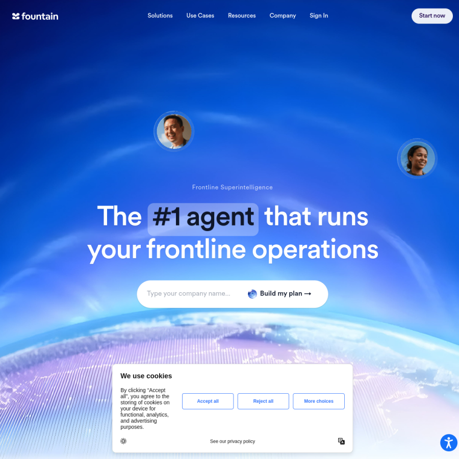 fountain.com homepage screenshot