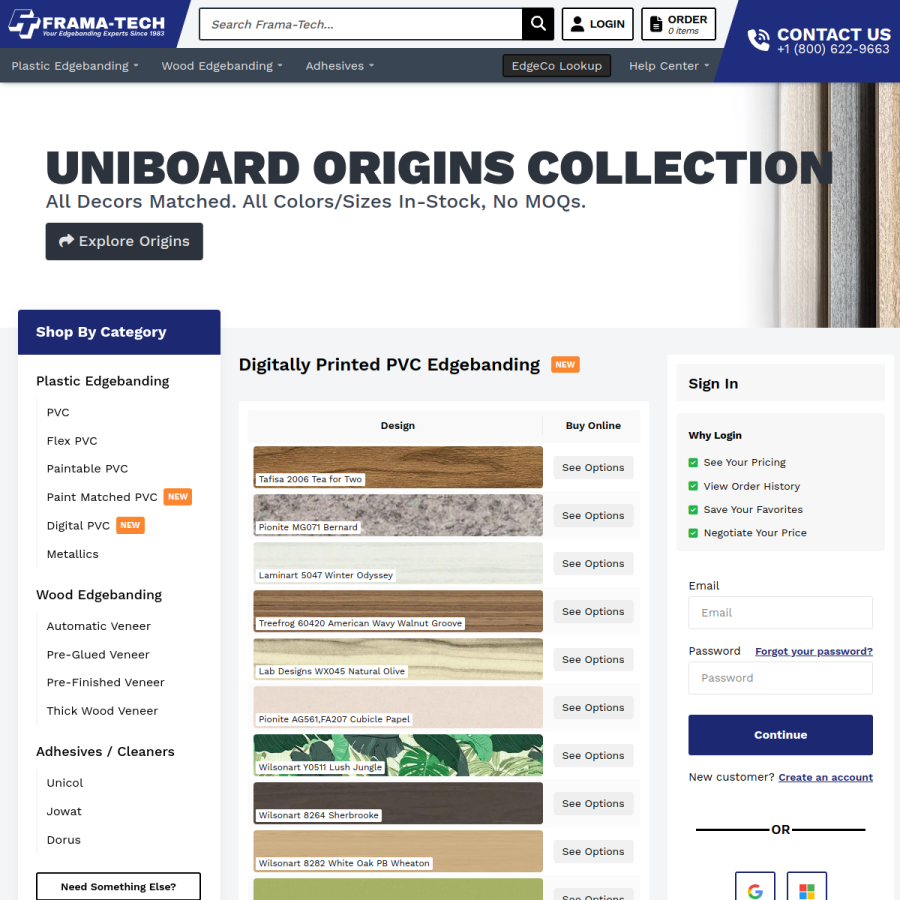 framatech.com homepage screenshot
