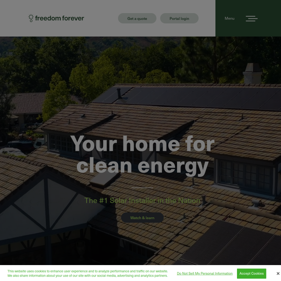 freedomforever.com homepage screenshot