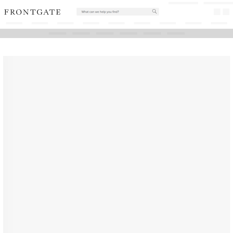 frontgate.com homepage screenshot