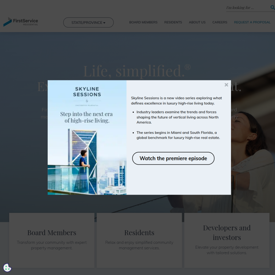 fsresidential.com homepage screenshot