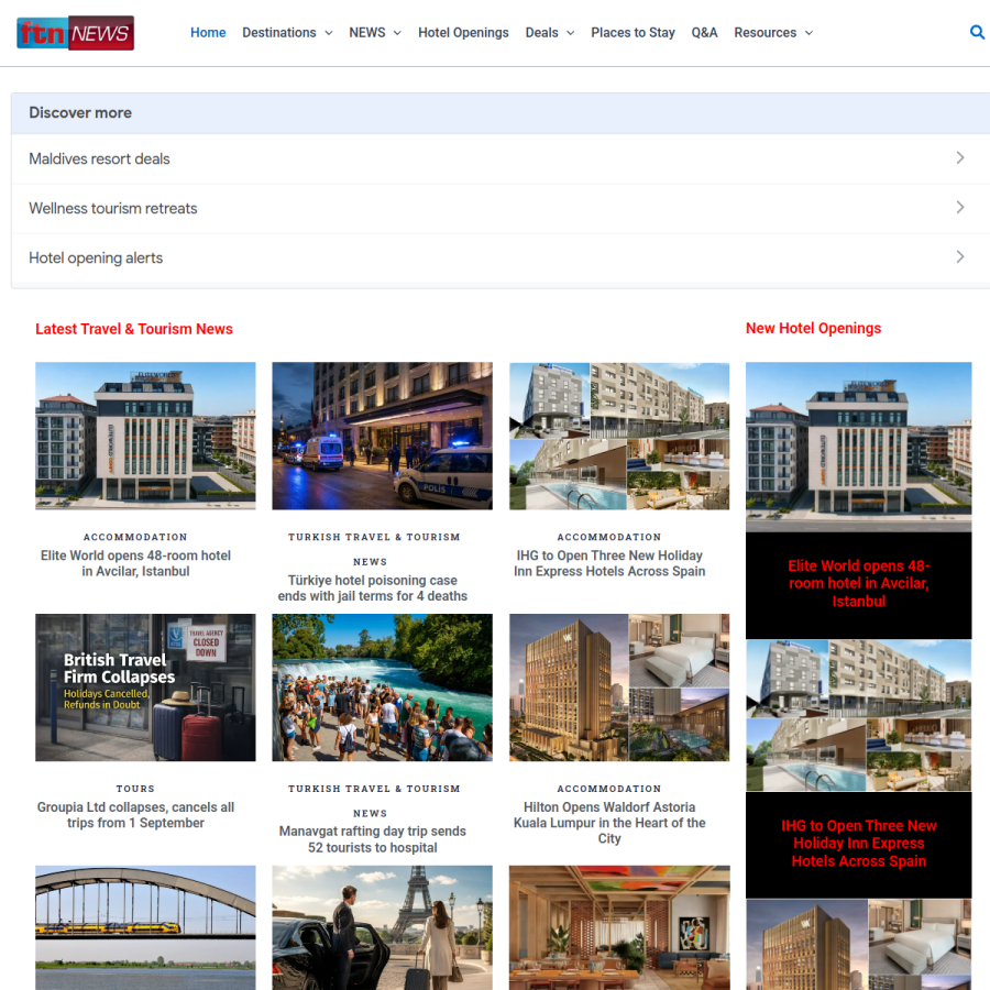 ftnnews.com homepage screenshot