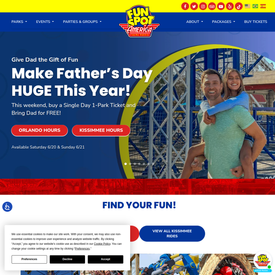 fun-spot.com homepage screenshot