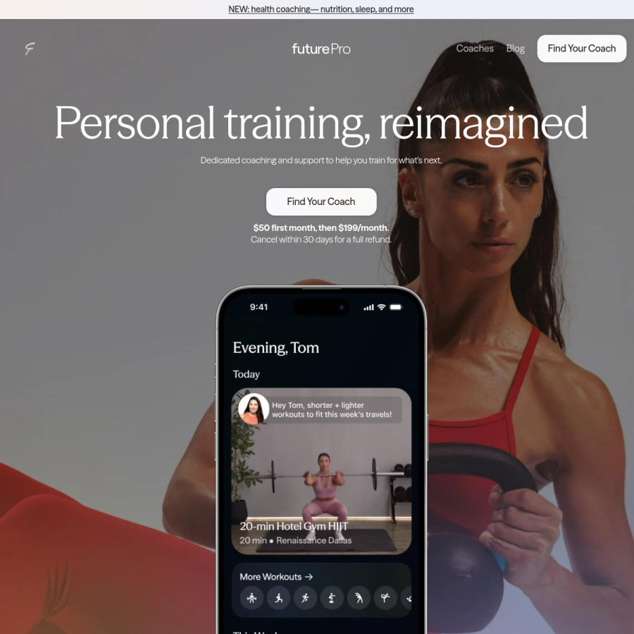 future.co homepage screenshot