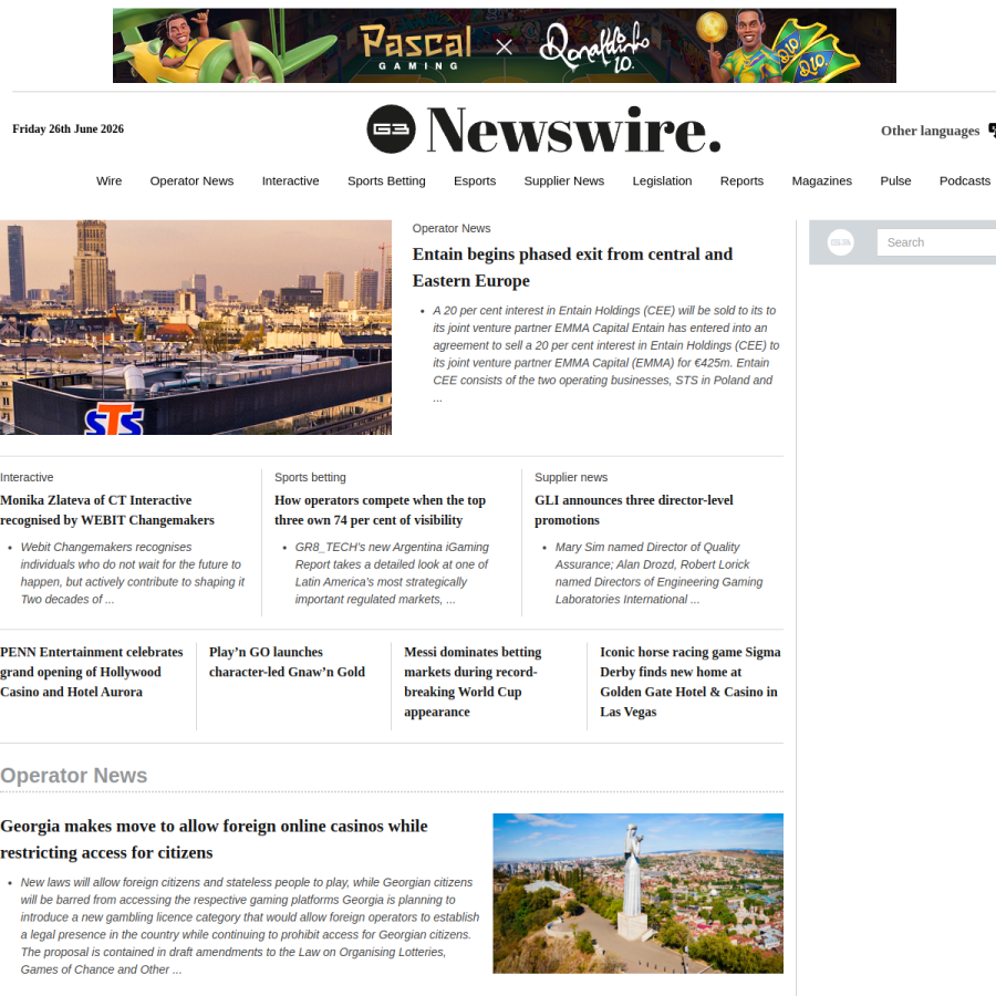 g3newswire.com homepage screenshot