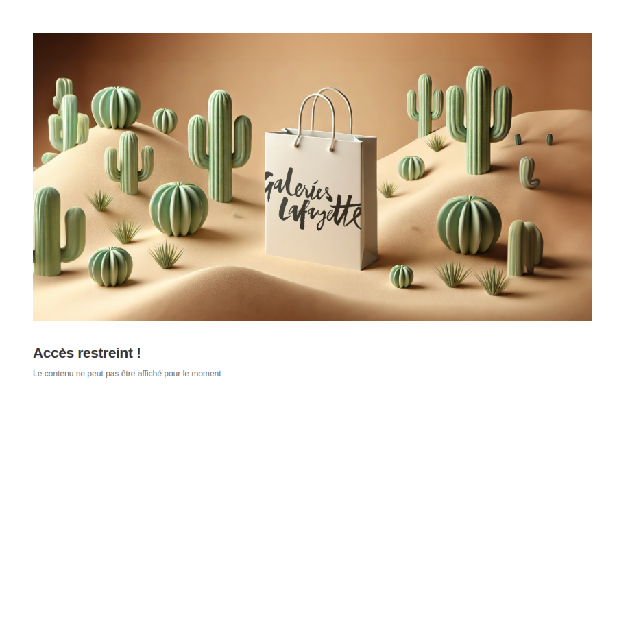 galerieslafayette.com homepage screenshot