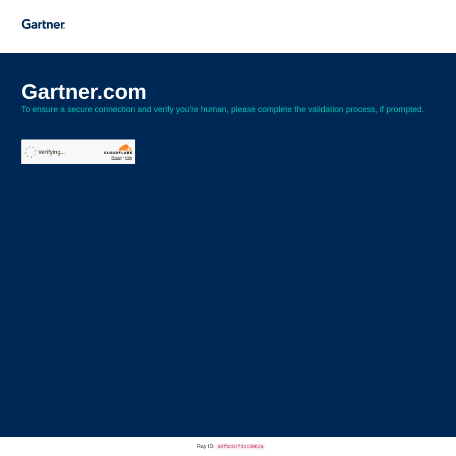 gartner.com homepage screenshot