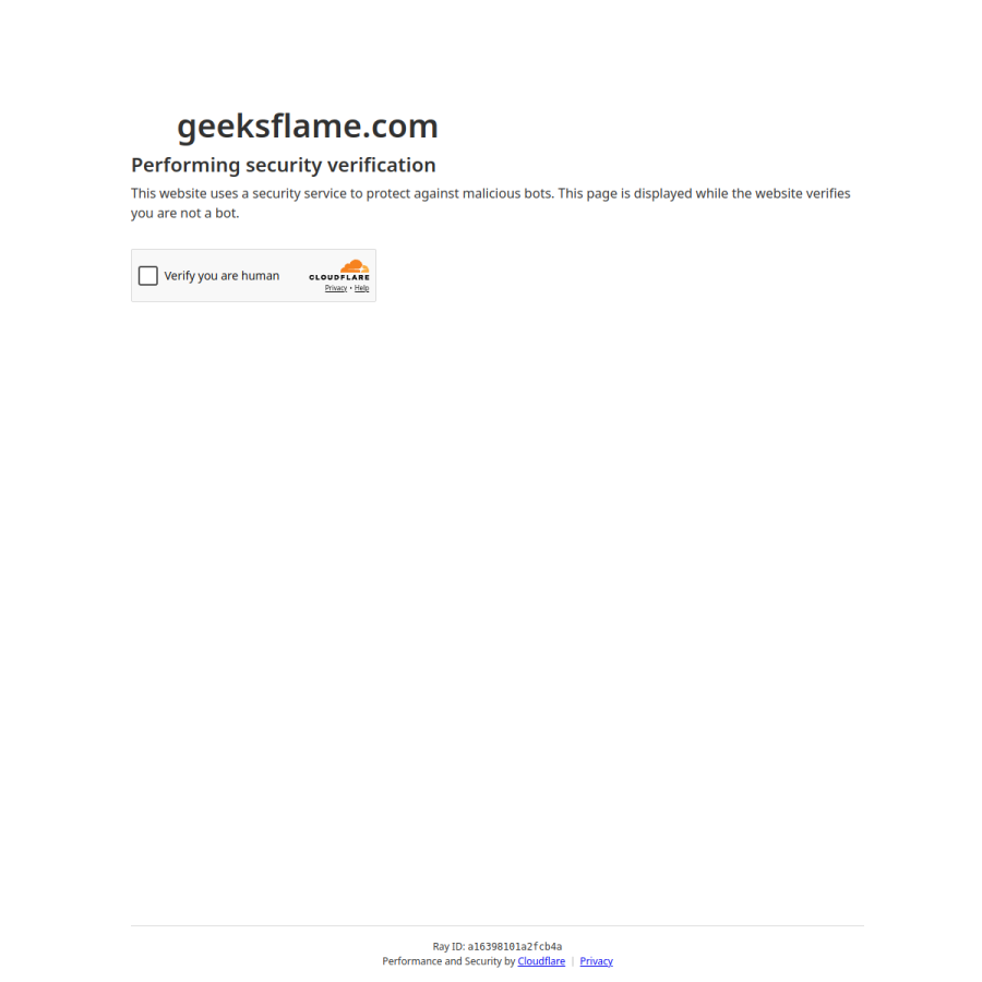 geeksflame.com homepage screenshot