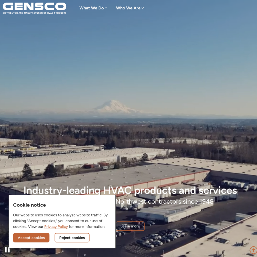 gensco.com homepage screenshot