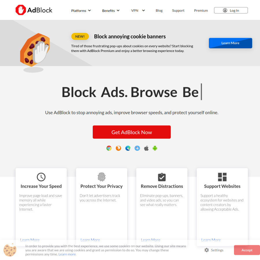 getadblock.com homepage screenshot
