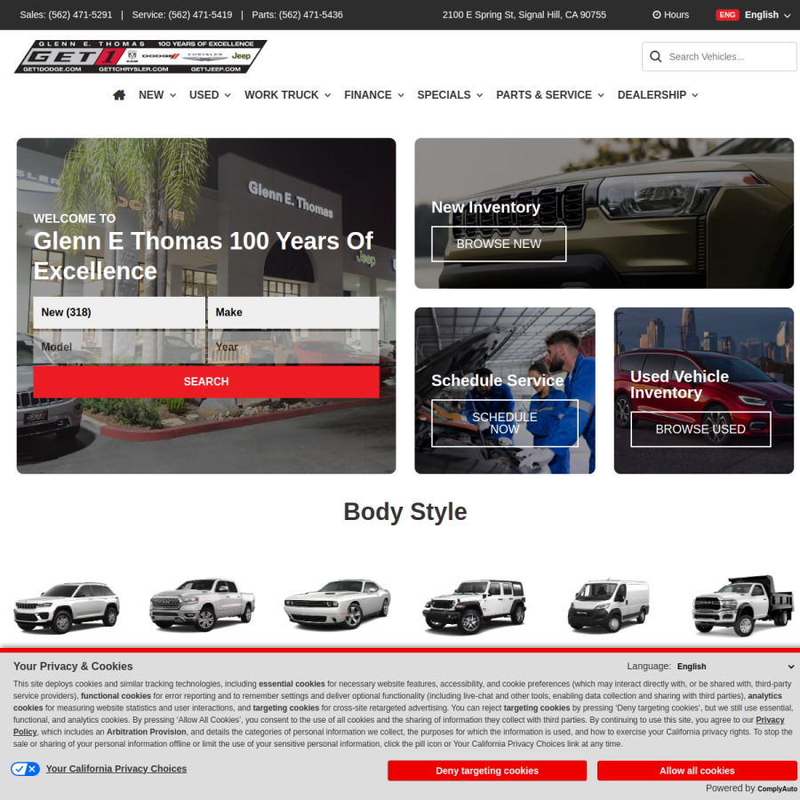 getdodge.com homepage screenshot