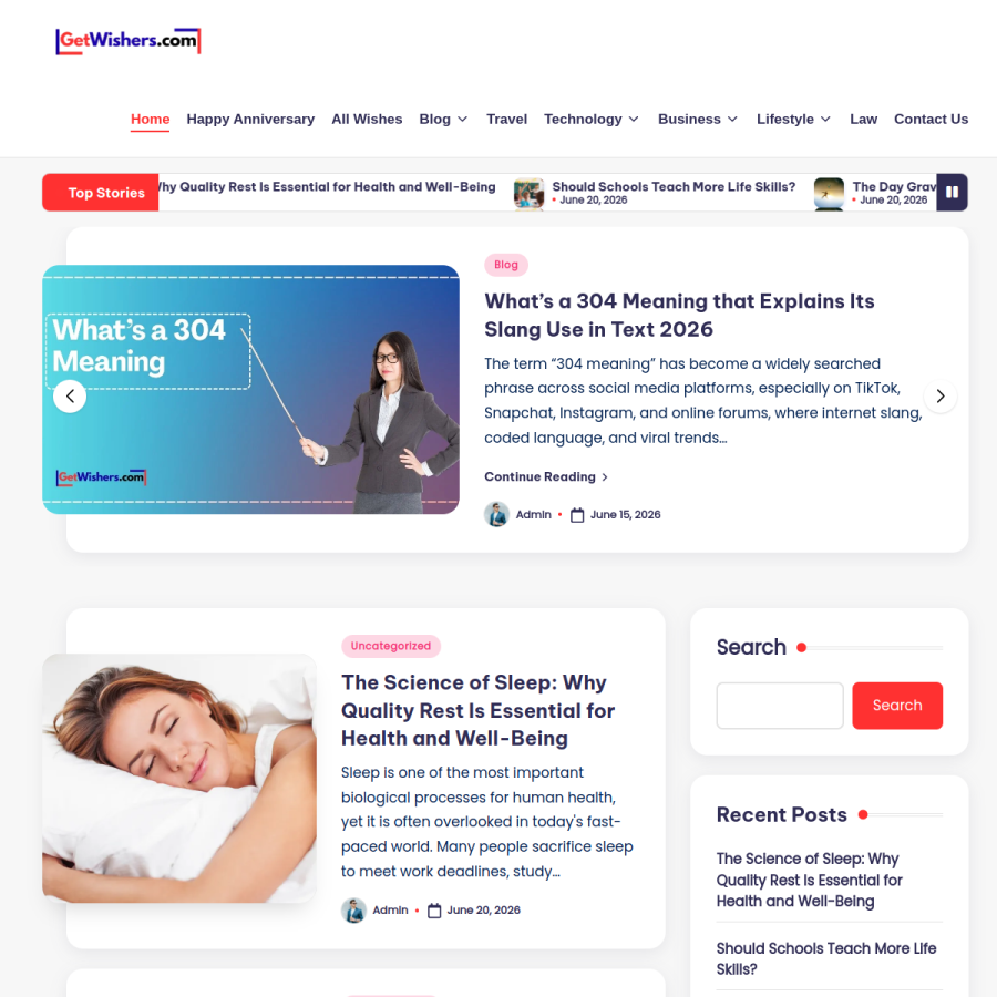 getwishers.com homepage screenshot