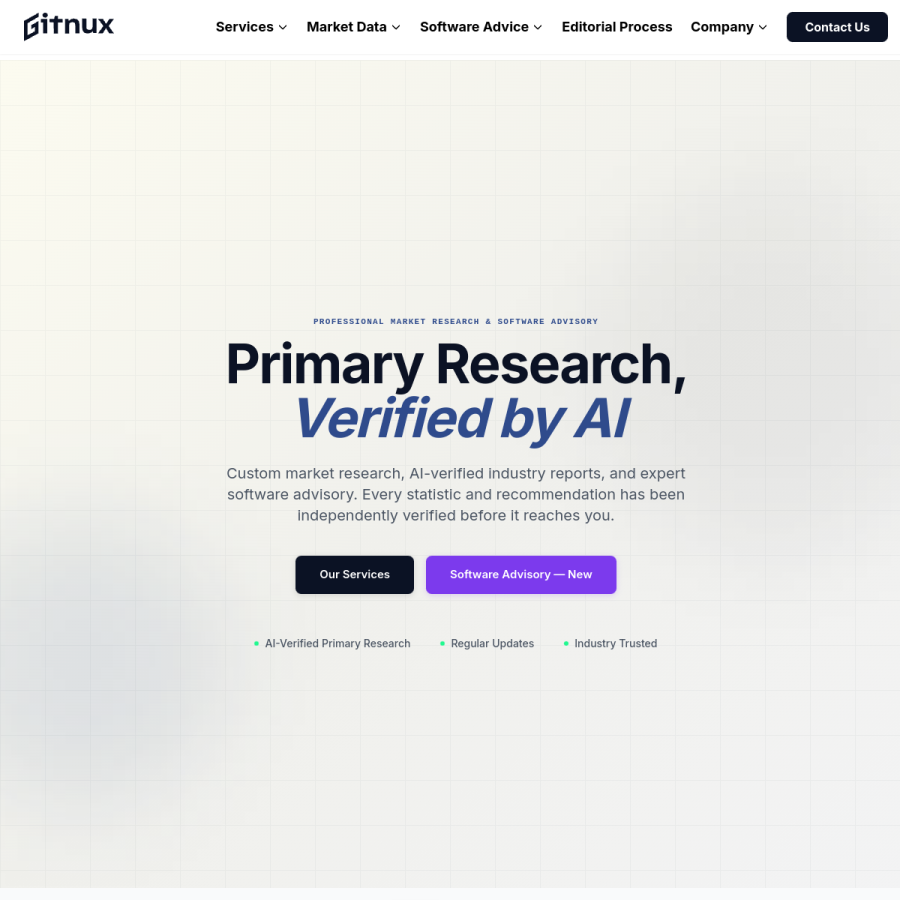 gitnux.org homepage screenshot