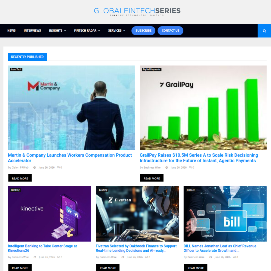 globalfintechseries.com homepage screenshot