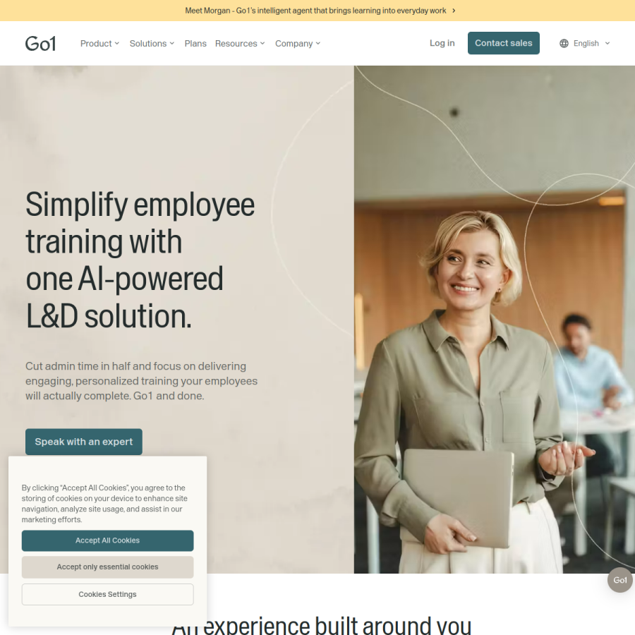 go1.com homepage screenshot